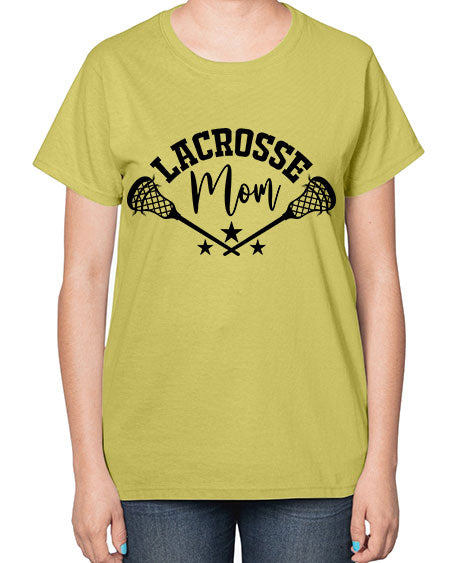 lacrosse mom 9# - lacrosse-  Ladies T-Shirt