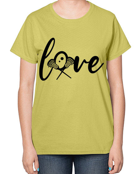 love 4# - lacrosse-  Ladies T-Shirt