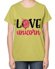 love unicorn 274# - unicorn-  Ladies T-Shirt
