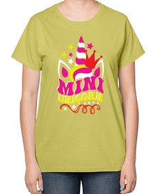 mini unicorn 307# - unicorn-  Ladies T-Shirt