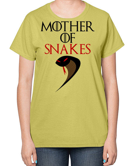 mother of snakes - snake-  Ladies T-Shirt