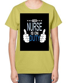 nurse pmg 1189# - nurse-  Ladies T-Shirt