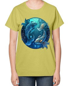 pisces 364# - pisces-  Ladies T-Shirt