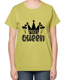 pisces queen 377# - pisces-  Ladies T-Shirt