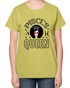 pisces queen 380# - pisces-  Ladies T-Shirt