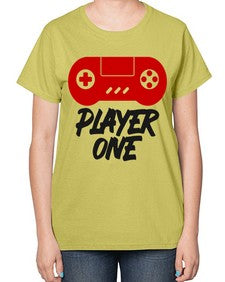 play one 145# - video games-  Ladies T-Shirt