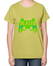 player 38# - video games-  Ladies T-Shirt