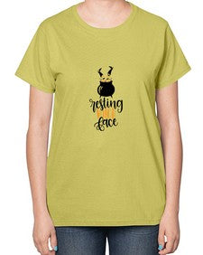 resting witch face 23# - witch-  Ladies T-Shirt
