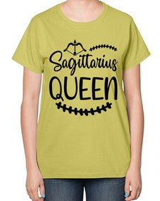 sagittarius queen 413# - sagittarius-  Ladies T-Shirt