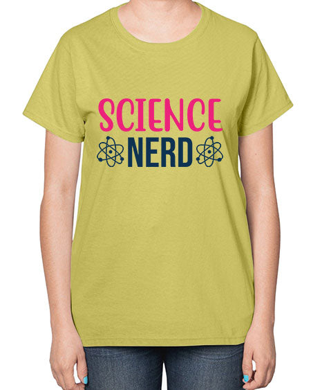 science nerd 65# - general science-  Ladies T-Shirt
