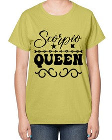 scorpio queen 447# - scorpio-  Ladies T-Shirt