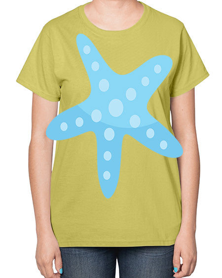 starfish 2# - shark-fish-  Ladies T-Shirt
