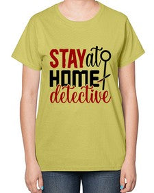 stay at home detective 1112# - true crime-  Ladies T-Shirt
