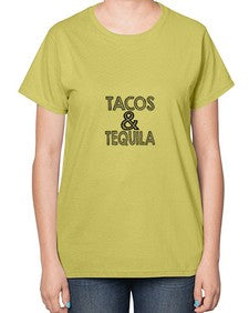 tacos tequila 1600# - tacos-  Ladies T-Shirt