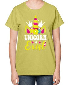unicorn exist 457# - unicorn-  Ladies T-Shirt