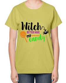 witchbetterhavecandy 12# - witch-  Ladies T-Shirt