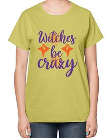 witches be crazy 10# - witch-  Ladies T-Shirt