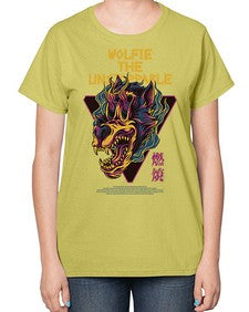 wolfie the unstoppable lvrw 1251# - art pop art-  Ladies T-Shirt