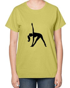 yoga pose  631# - yoga-  Ladies T-Shirt