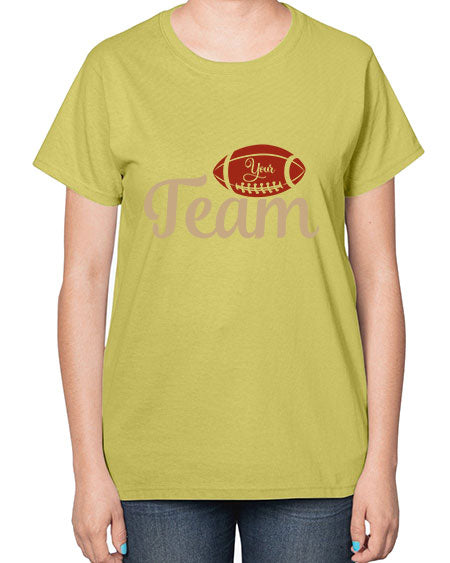 your team 2271# - softball-  Ladies T-Shirt