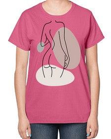 Abstract Shape 195# - art pop art-  Ladies T-Shirt