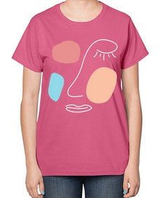 Abstract Shape 201# - art pop art-  Ladies T-Shirt