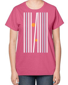 Abstract Shape 202# - art pop art-  Ladies T-Shirt