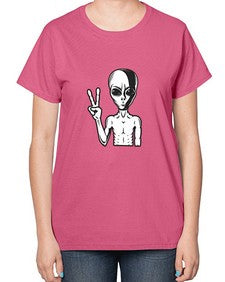 Alien 59# - ufo-  Ladies T-Shirt