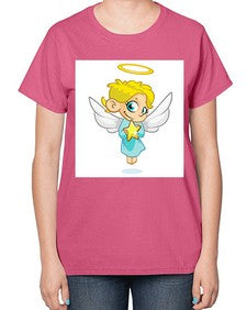 Angel 7# - cartoon general-  Ladies T-Shirt