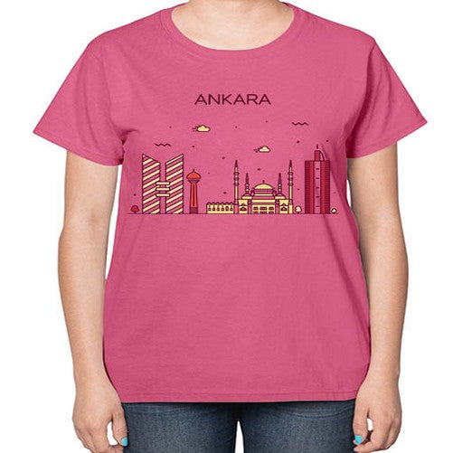 Ankara 332# - cities-  Ladies T-Shirt