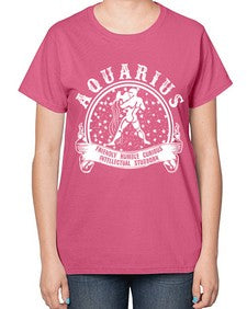 Aquarius 43# - aquarius-  Ladies T-Shirt