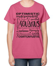 Aquarius 563# - aquarius-  Ladies T-Shirt