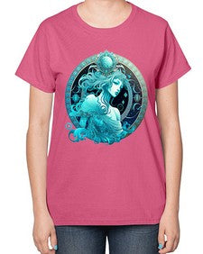 Aquarius 63# - aquarius-  Ladies T-Shirt