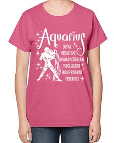 Aquarius 68# - aquarius-  Ladies T-Shirt