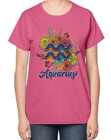 Aquarius 7# - aquarius-  Ladies T-Shirt