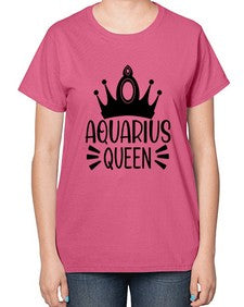 Aquarius queen 73# - aquarius-  Ladies T-Shirt