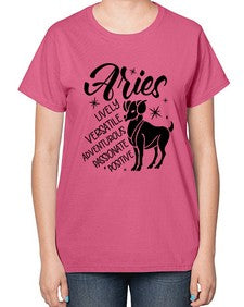 Aries 100# - aries-  Ladies T-Shirt