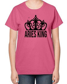 Aries king 107# - aries-  Ladies T-Shirt