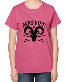 Aries king 109# - aries-  Ladies T-Shirt