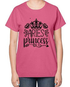 Aries princess 114# - aries-  Ladies T-Shirt