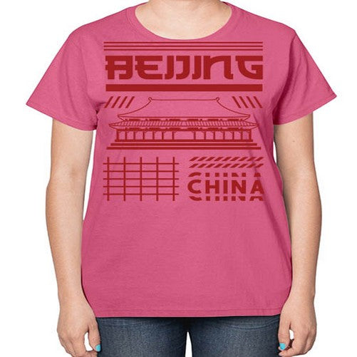 Beijing 427# - cities-  Ladies T-Shirt