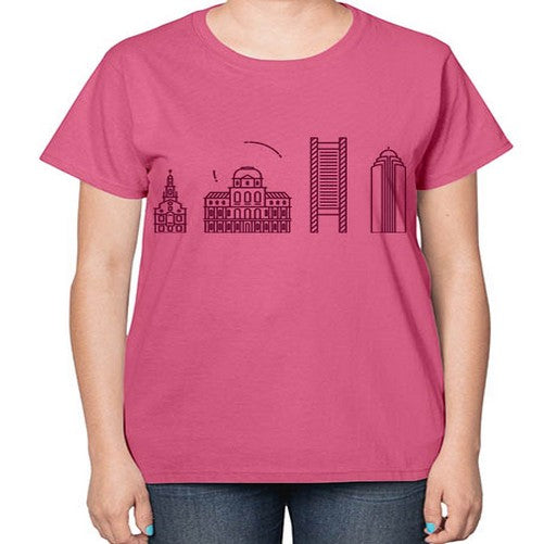 Boston 479# - cities-  Ladies T-Shirt