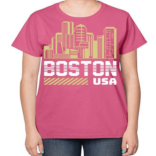 Boston 480# - cities-  Ladies T-Shirt