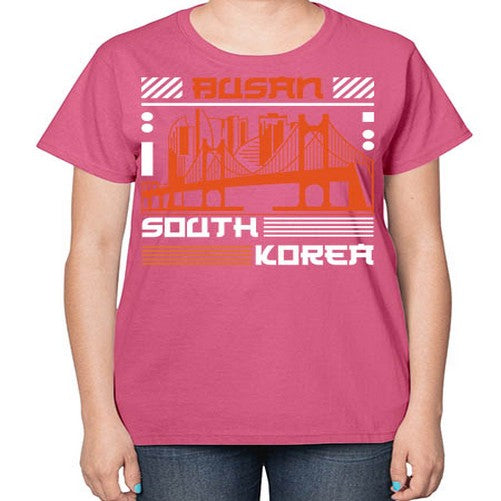 Busan 524# - cities-  Ladies T-Shirt