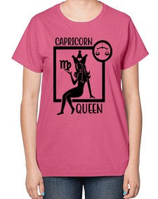 Capricorn queen 194# - capricorn-  Ladies T-Shirt