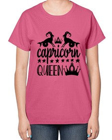 Capricorn queen 195# - capricorn-  Ladies T-Shirt