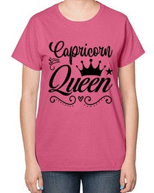 Capricorn queen 196# - capricorn-  Ladies T-Shirt