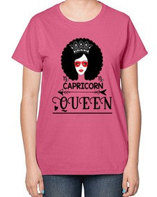 Capricorn queen 197# - capricorn-  Ladies T-Shirt