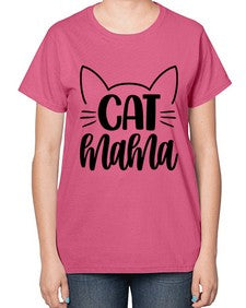 Cat Mama Style 84# - cats-  Ladies T-Shirt
