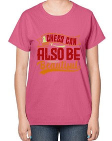 Chess can also be beautiful 65# - chess-  Ladies T-Shirt